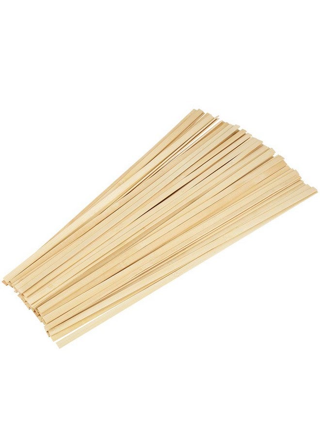 بليلي 60 قطعة من أعواد الخيزران الخشبية للحرف اليدوية، أعواد طويلة جدًا للحرف اليدوية (طول 15.7 بوصة × عرض 3/8 بوصة) - Image 3