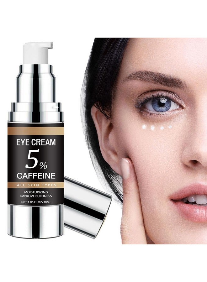 Generic 5% Caffeine Eye Cream with Tea Polyphenols for Reducing Puffy Eye, Under Eye Cream for Dark Circles, Under Eye Treatment for Anti Aging Wrinkles Fine Lines, Under Eye Serum for Eye Bags, 1.06 oz  - Image 1