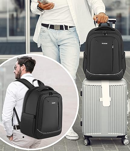 PEKREWS Bartender Bag, Travel Bartending Backpack for Carrying Bar Kit, Portable Bar Bag for Tools Set Storage Cocktail Shaker and Wine Bottle Carrier, Professional Mixology Gift (Backpack Only) - Image 4