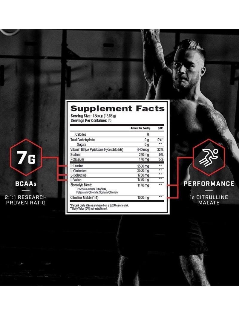 إكستريند الأصلي 7 جرام BCAA، 30 حصة، 444 جرام، ثلج التوت الأزرق المنكه
