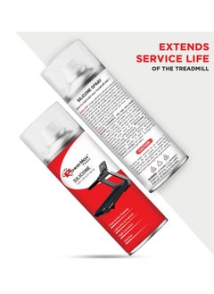 PowerMax Fitness Fitness® Pms-500S Multi-Purpose 100% Pure Silicone Treadmill Spray Lubricant Oil, Full Belt Width Lubrication, No Odor & No Propellants, Nozzle Cap For Easy Application For All Treadmills  - Image 4