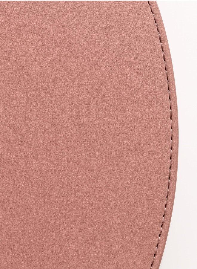 Orelle Arch Pink Desk Mat | Vegan Leather Desk Mat for Keyboard and Mouse, Laptop, Makeup Vanity | Computer Desk Pad Mat | Office Desk Cover Mat | Desk Blotter Mat | 30 x 15” | Dusty Rose - Image 4