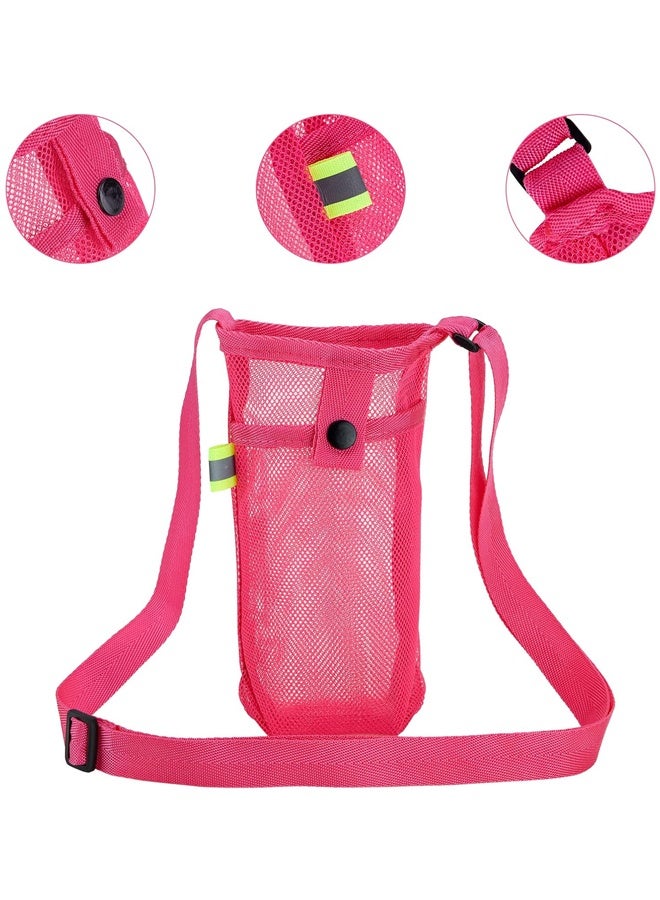 Water Bottle Holder Carrier with Adjustable Shoulder Strap - Beach & Sports Bottle Bag for Hiking, Gym, Camping, Walking, Travel  - Image 2