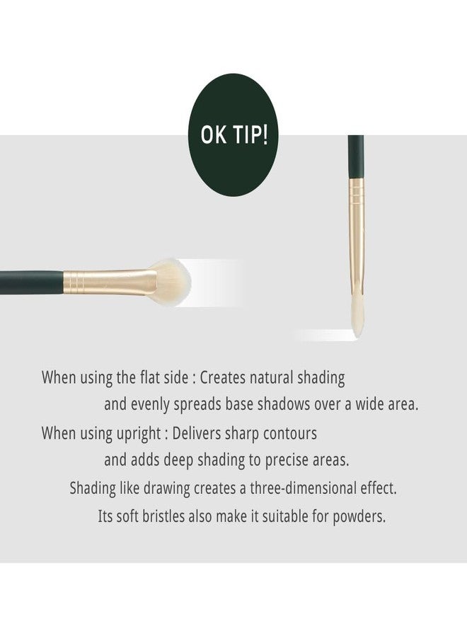 SOO ADOR okhee Nose Shading Fan Brush SUN03 - Precise Contouring for Nose and Small Details | Designed by K-Pop Makeup Artist Seo Ok | Makeup Brush Contour Brush - Image 3
