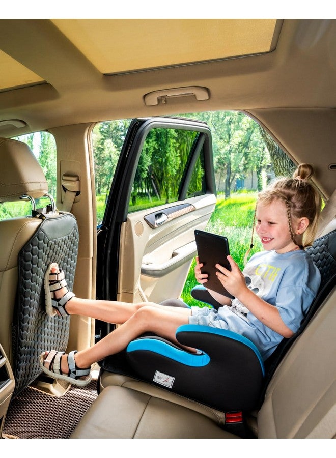 Owleys Premium Leather Car Seat Protector for Child Car Seat Cover from Dirt Scratches - Infant Car Seat Protector for Back Seat/Front Booster Seat Protector Under Baby Car Seat Waterproof 1pc Black - Image 2