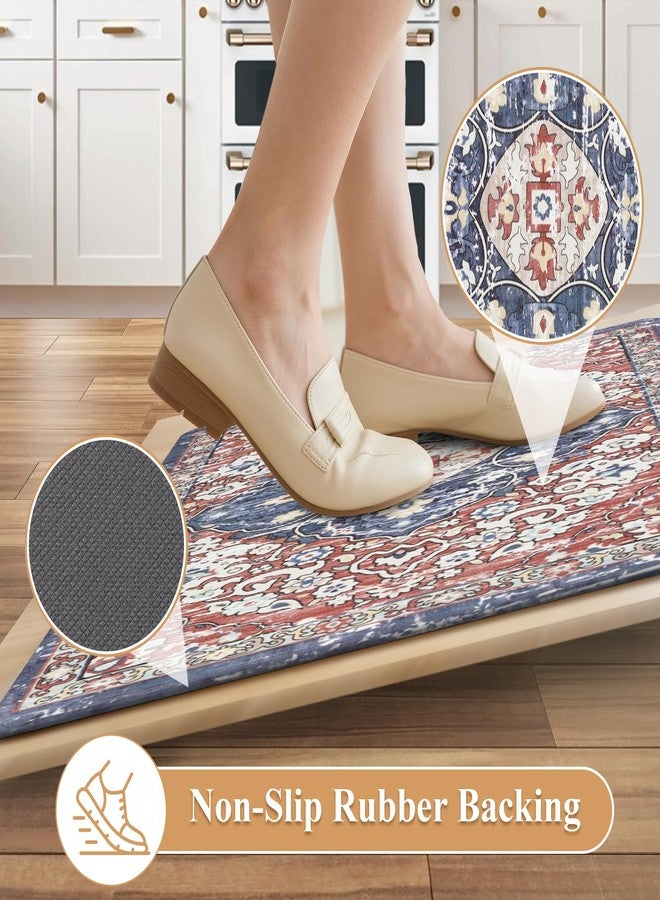 Ileading Anti Fatigue Kitchen Rugs Sets of 2 Cushioned Kitchen Mats for Floor Waterproof Kitchen Mat Set Non Slip Comfort Standing Mat for Kitchen, Office, Sink, Laundry - Image 4