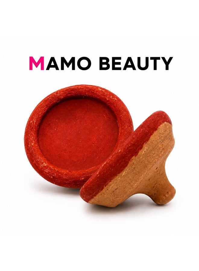 MAMO BEAUTY Natural Moroccan Lip & Cheek Tint, Long Lasting, Waterproof, Organic - Image 1