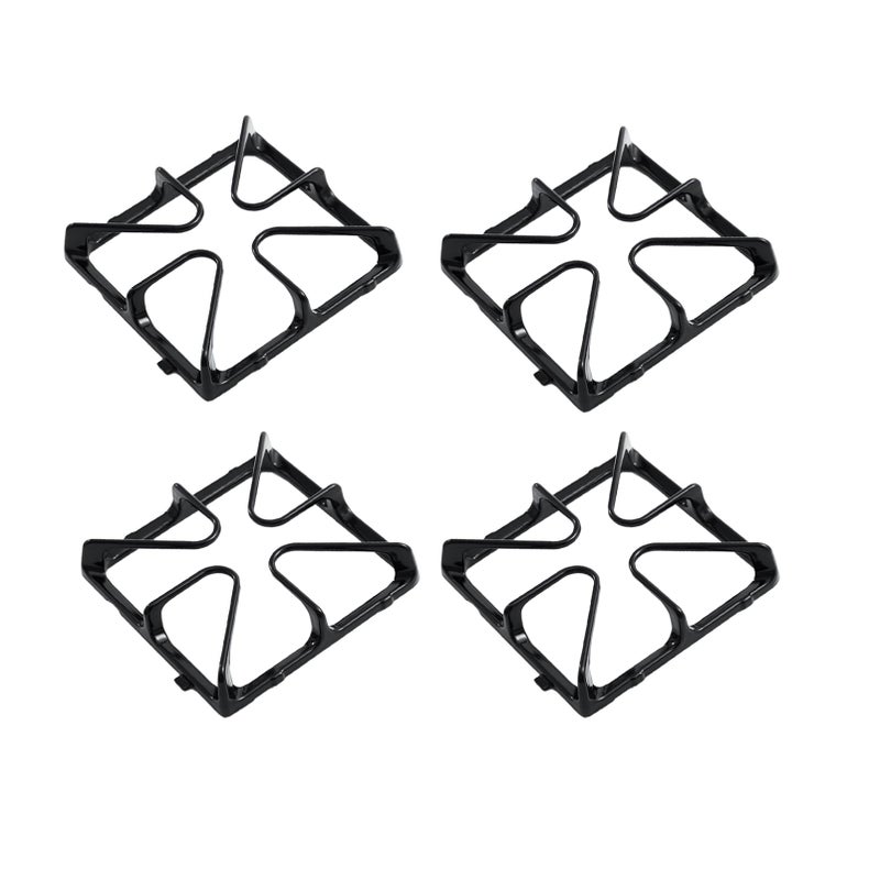 Anniparts Wb31K10034 Burner Grates Xl44 Stove Replacement Parts For Ge Stove Grates Cooktop Parts Ge Gas Range Grates Stove Top Burner Grates Jgbp29Mem1Bs Ge Oven Grates Cooktop Grates Stove Rack Set 4 Pcs - Image 1