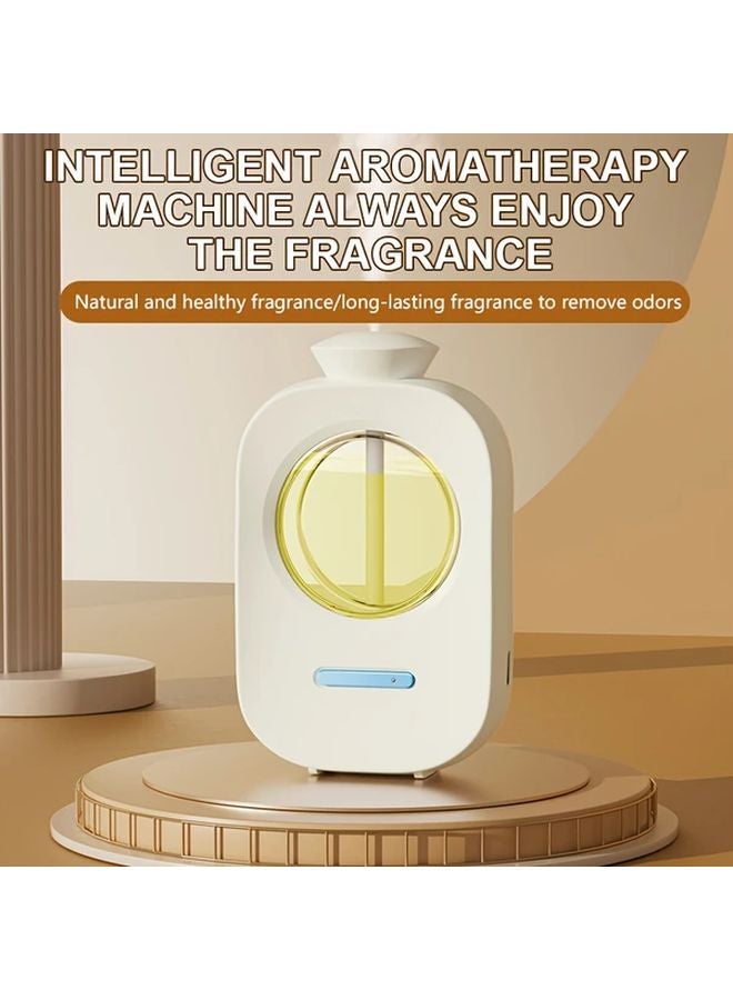 Smart Fragrance Diffuser With Automatic Timer USB Rechargeable Sleek White Design - Image 5