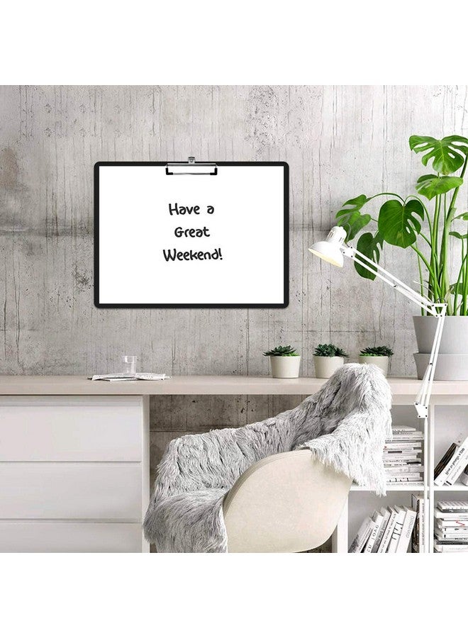 STOBOK A3 Clipboards Low Profile Clip Hardboard Painting Plastic Clip Hardboard For Office And Office Clip Boards (Black) - Image 5