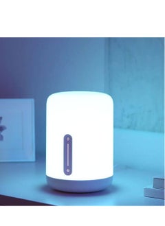 شاومي مصباح Mi Smart بجانب المصباح بقدرة 2.9 وات و400 لومن WRGB للتحكم في تطبيق متغير اللون يعمل مع Alexa وHomekit وGoogle Assistant - الإصدار العالمي باللون الأبيض 