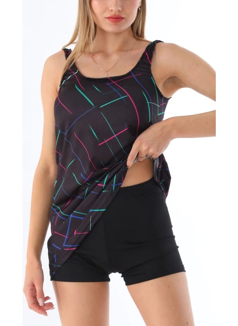 Segiza Strappy Shorts Swimsuit - Image 1