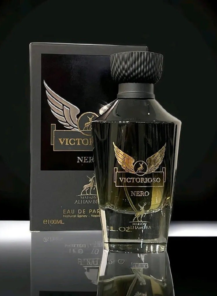 MAISON ALHAMBRA Victorioso Nero Eau De Parfum For Men -100ml (Inspired by Paco Rabanne Invictus Victory ) - Image 5