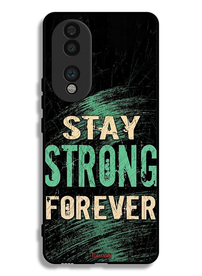 Tolwak Honor 70 Protective Case Cover Stay Strong Forever - Image 2