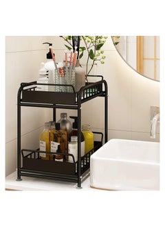 2 Pack Under Sink Organizer, Under Sink Organizers And Storage Bathroom  Shelf Organizer Rack Multi-purpose Bath Collection Baskets For Bathroom  Kitchen Countertop And Cabinet 