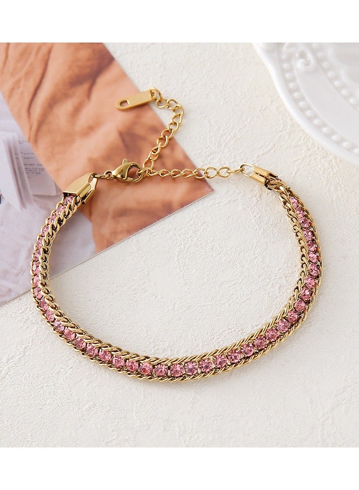Mark Fairwhale Fashionable High-end Light Luxury Four Petal Flower Bracelet 