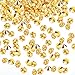Bememo 10000 Clear Wedding Table Scatter Confetti Crystals Acrylic Diamonds Rhinestones for Table Centerpiece Decorations Wedding Decorations Bridal Shower Decorations Vase Beads Gold 4 MM - Image 3