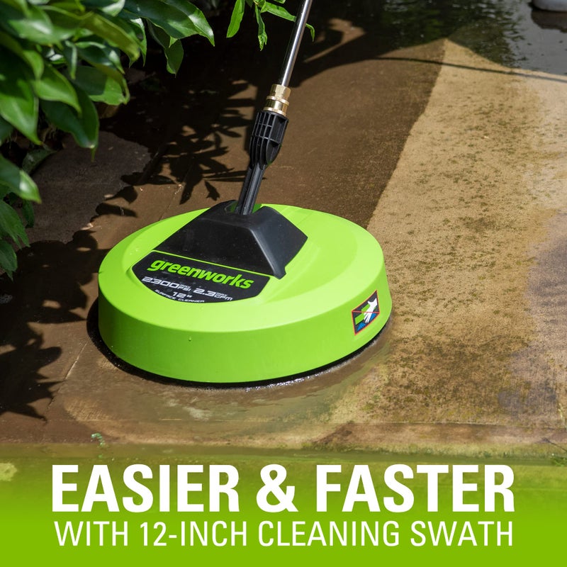 Greenworks ملحق منظف السطح ضغط الماء Greenworks 12" (بوصة)  - Image 3