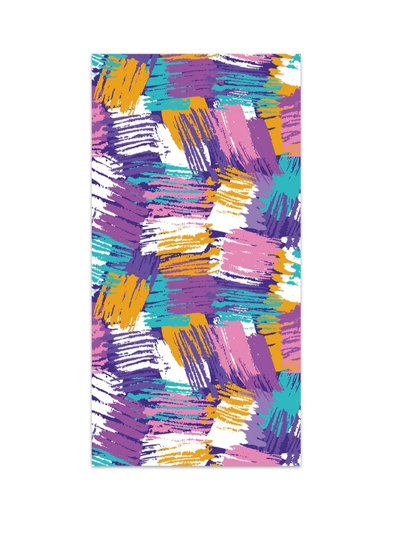 Microfiber Beach Towel Thin Quick Dry Super Absorbent Oversized Lightweight Sand Free Towels for Travel Sports Pool Swim Bath Yoga Women Men 80x160cm - Image 1