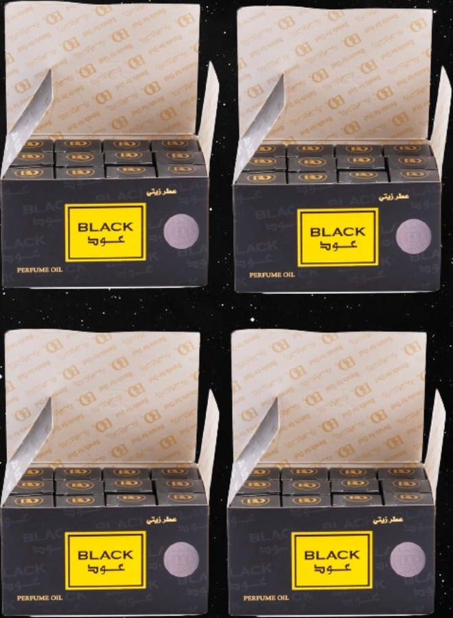 بانافع 48 قطع عطر بلاك عود زيتي 3 مل - Image 1