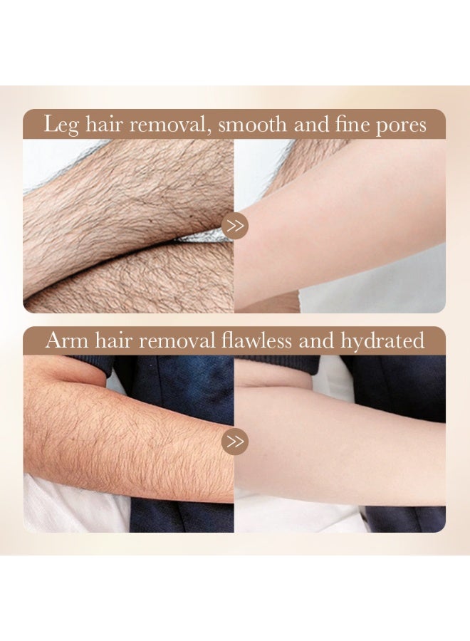BIOAQUA 150ml Rice Raw Pulp Whitening Soothing Hair Removal Cream Whole Body Underarm Legs Painless Gentle Hair Remove Smoothing Brighten Organic Rice Raw Pulp Removal Cream Fast Acting and Non Irritating Hair Removal Cream - Image 3