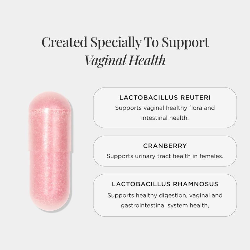 JSHealth مكمل بروبيوتيك مهبلي من JSHealth لدعم صحة المسالك البولية والمهبلية علاج عدوى الخميرة المستقر على الرف للنساء 30 كبسولة - Image 4