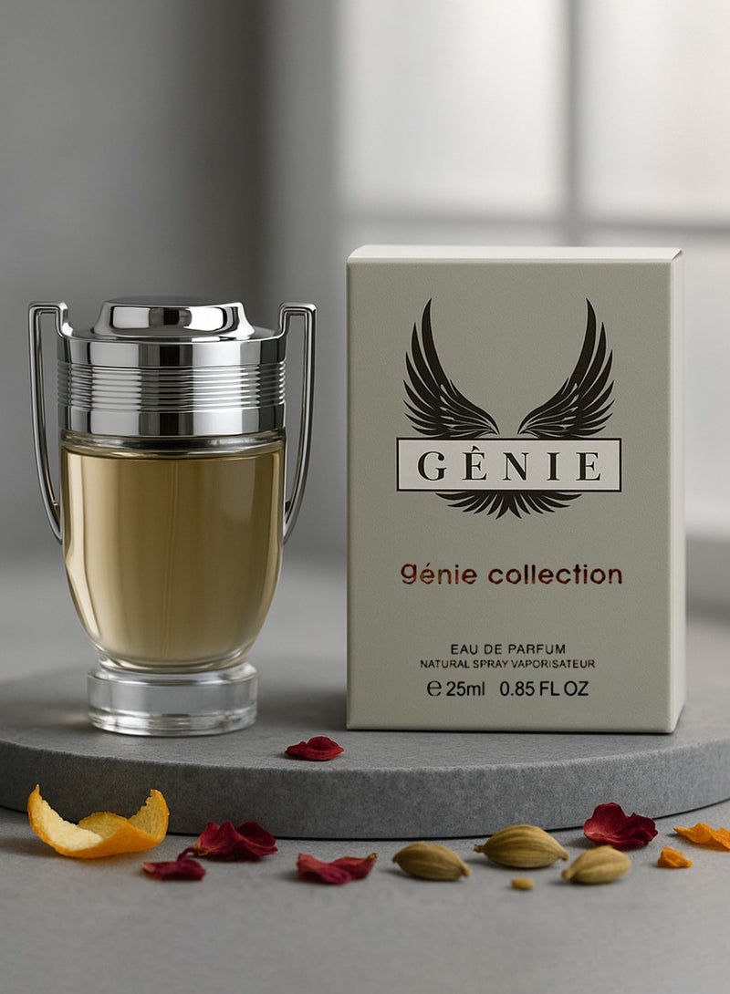 Genie Collection Best Luxury Long Lasting Men’s Perfume | Genie Collection No. 5508 | Inspired Marine Vibe, Sporty Fresh Scent with Ambregris & Patchouli, 25ml - Image 1