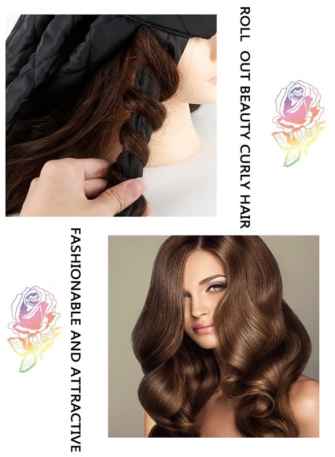 Tirdkid Heatless Curler,2026 New Upgraded Eight Claw Design Heatless Curls, You can Hair Curlers to Sleep in Soft Hair Rollers（Black） - Image 3