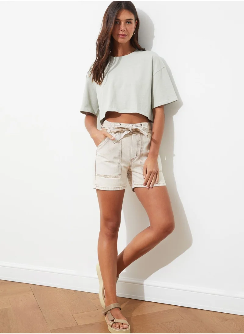 trendyol Denim Mini Shorts