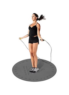 Round Jump Rope Mat Fitness Exercise Mat,Workout Mats For Home Gym Flooring,Jumping Rope Mat,Rope Skipping Mat Non-Slip For Joints Protection,Adds Jump Ropes Longevity Portable Workout Exercise Mat