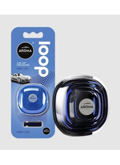 Aroma France Loop Gel New Car Car Air Vent, Air Freshener A polymer body filled with the fragrance in a gel form (Made In Poland)
