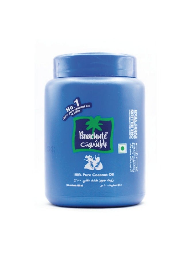 Parachute 100% Pure Coconut Oil, 600ml - Image 1