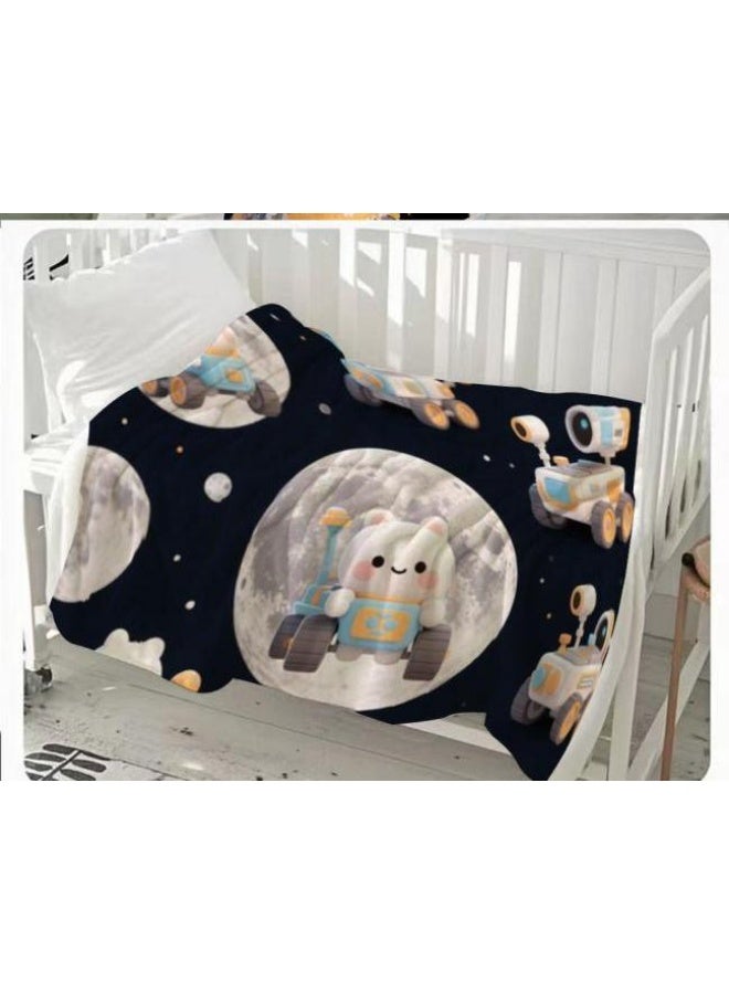 general Flannel thin blanket (warm and comfortable, suitable for sleep, gaming, dust removal and sandproof) 150cm*200cm - 481 - Image 3