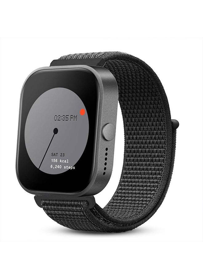 O Ozone - Nylon Loop Sport Band For CMF by Nothing Watch Pro/Watch Pro 2 Watchband Bracelet, Replacement Bracelet Wristband Wrist Strap for Men Women- Black - Image 1