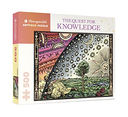 Pomegranate 500Piece Jigsaw Puzzle for Adults The Quest for Knowledge Large Piece Puzzle Matte Finish Snug Fit - Image 1