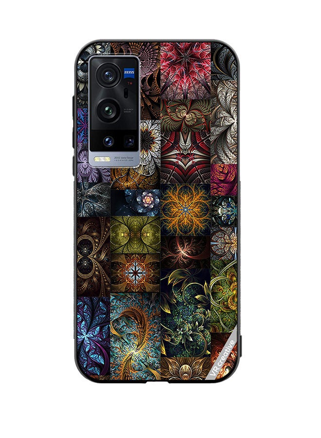 VR CREATIVE Protective Case Cover For Vivo X60 Pro Plus 30 Mind Blowing Pieces Of Algorithmic Fractal Art Design Multicolour - Image 1