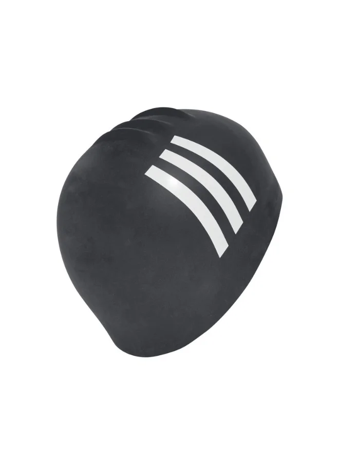 Adidas adidas ADULT 3S CAP Black Swim SWIM CAP for Unisex - NS