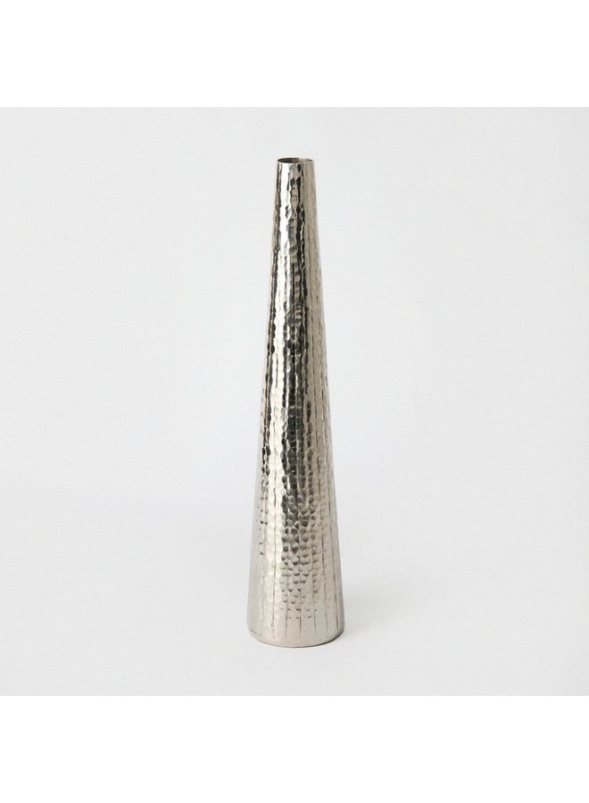 Home Box Ausie Aluminium Sparkle Ribbed Tall Vase 10.5 x 10.5 x 51.5 cm - Image 5