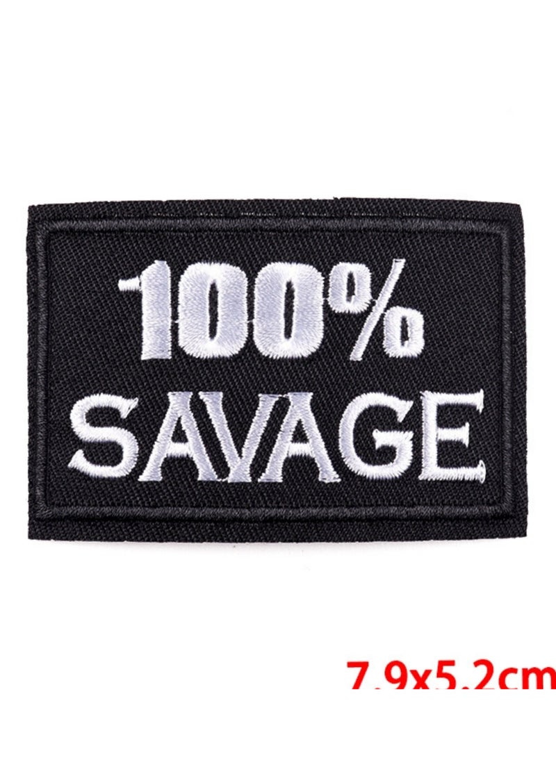 Project Nomad Project Nomad Velcro Hook Patch, Tacti-Cool FUNNY  Collection, Funny 5  for bag/vest, tech gadgets for kids & adults, for school backpack, for pencil case, for gym bag, gift for men/women 7.9x5.2  - Image 1