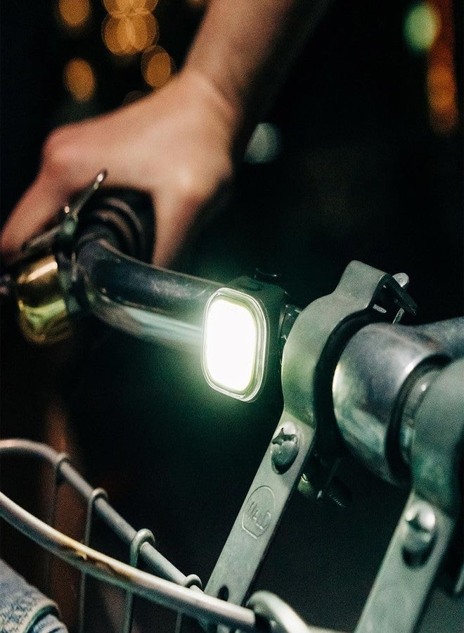 Knog Blinder Mini Bike Light - Bright 50 Lumen Bike Headlight with COB LED, USB Rechargeable, 8 Flash Modes, Ultralight 17g, IP67 Waterproof, 300m Visibility, Love - Image 2