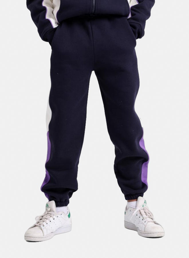 playmore Kids Unisex Teens Cotton Sweatpants - Navy - Image 3