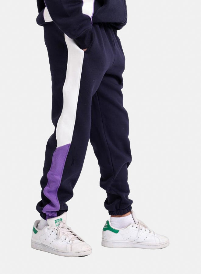 playmore Kids Unisex Teens Cotton Sweatpants - Navy - Image 1