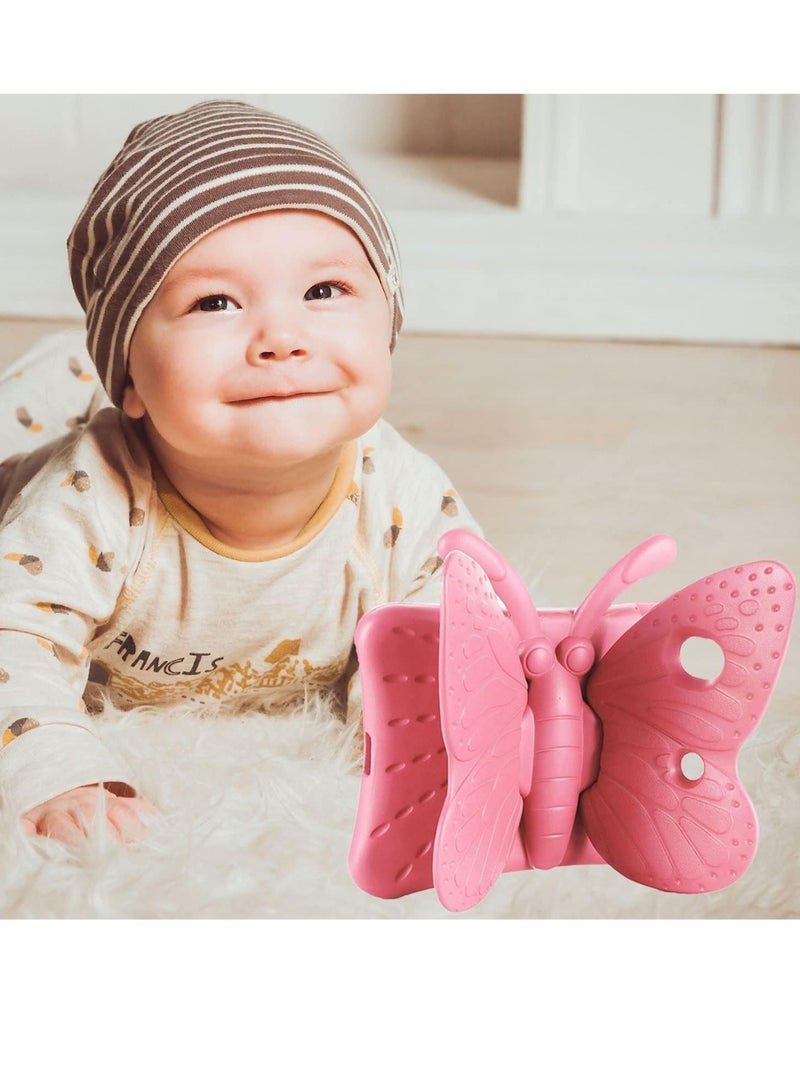 ELTRAZONE iPad 9th 8th 7th Generation Case Kids Girls, Cute Butterfly Shockproof EVA Foam Super Protection Stand Cover for iPad 2021 2020 2019 10.2" and iPad Air 3 Pro 10.5" - Image 3