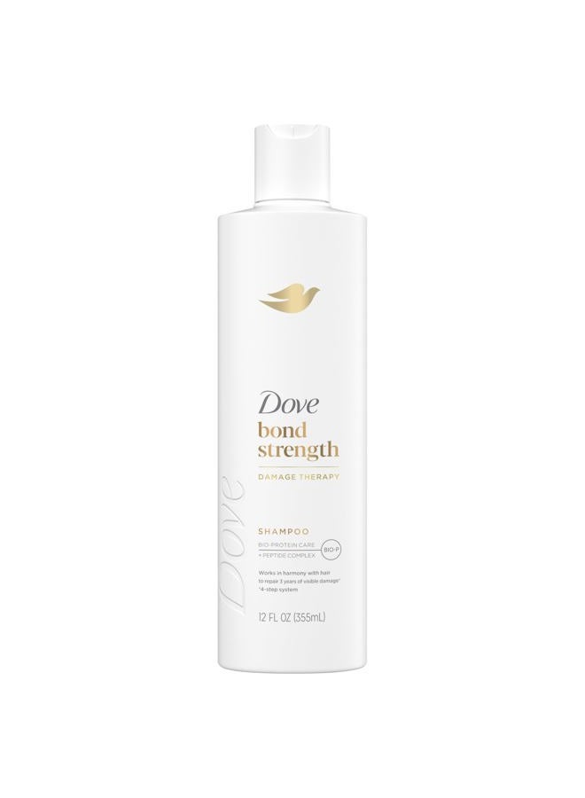Dove Shampoo Bond Strength for Chemically Damaged Hair with Bio-Protein Care Technology and Peptide Complex 12 Fl Oz - Image 1