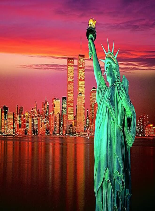 Tomax Statue Of Liberty 1000pcs puzzle(Glow in the dark)