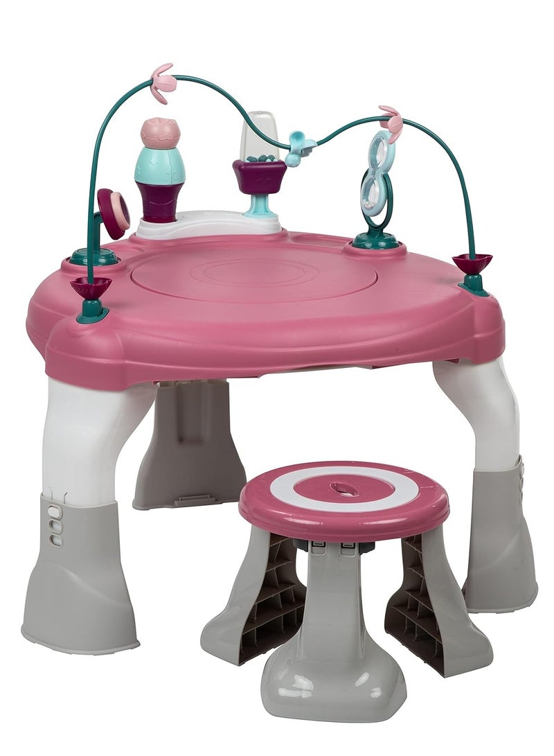 Safety 1st Grow and Go 4-in-1 Stationary Activity Center, Oslo Pink - Image 1