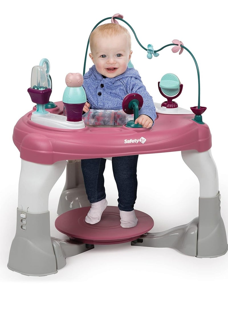 Safety 1st Grow and Go 4-in-1 Stationary Activity Center, Oslo Pink - Image 4