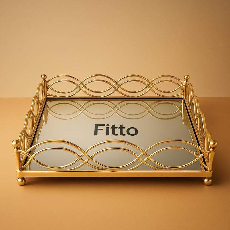 Fitto Contemporary Serving Tray 24x35cm | Modern Home Decor, Serving Platter - Image 3