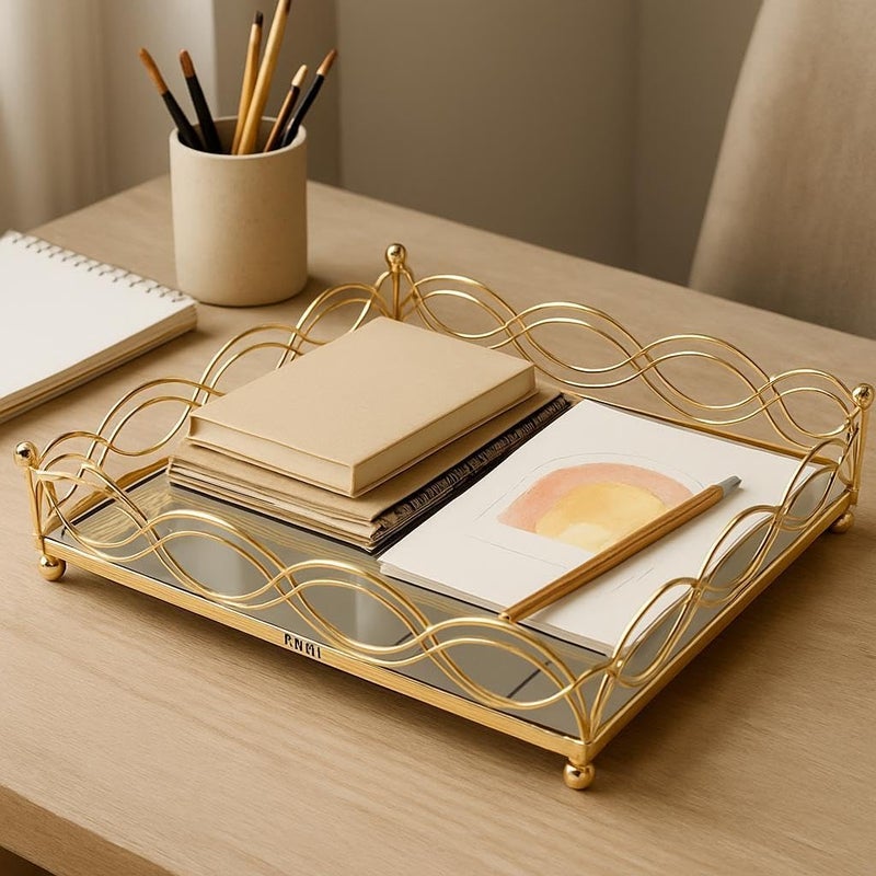 Fitto Contemporary Serving Tray 24x35cm | Modern Home Decor, Serving Platter - Image 2