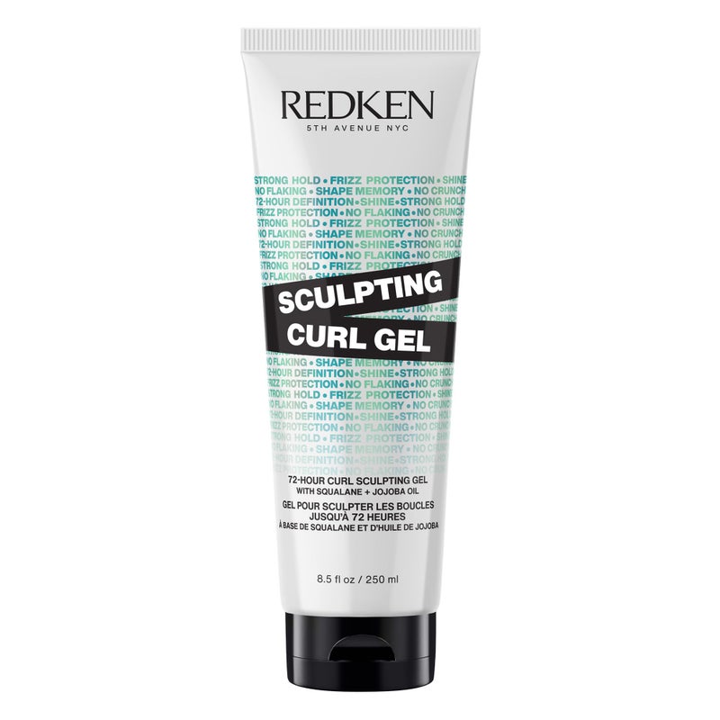Redken Sculpting Curl Gel - 72-Hour Strong Hold, Crunch-Free & Flake-Free, Helps Tame Frizz - Image 1